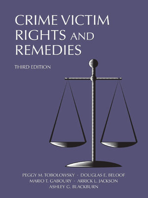 cover image of Crime Victim Rights and Remedies